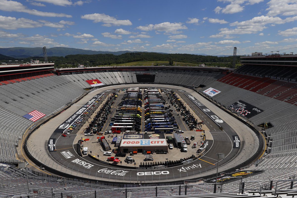 Bristol Motor Speedway gives progress report on dirt track - https://t.co/L4IxA7UFe1
Bristol Motor Speedway’s dirt configuration is starting to take shape.
The half-mile Tennessee bullring will host the NASCAR Cup and Camping World Truck Series on dirt during the March 27-28 ... https://t.co/lPhtMwoYvT