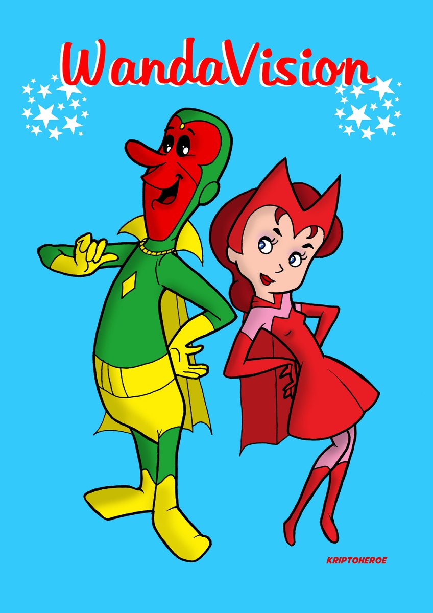 SERGIOGNUNEZ75's tweet photo. "WandaVision"
#WandaVision #DisneyPlus #Marvel #jetsons #kriptoheroe https://t.co/thJbJXwAh0
