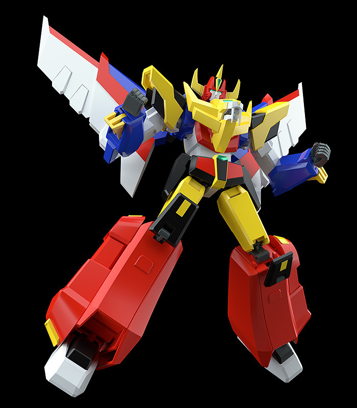 gsc_mechasmile's tweet photo. 未来はいつも僕らがヒーロー！
明日のヒーローは君さ！

#MODEROID  
ライジンオー、ガンバルガー
好評発売中です！

#ヒーローの日 #エルドラン  #メカスマ https://t.co/y1hYK8bB5O