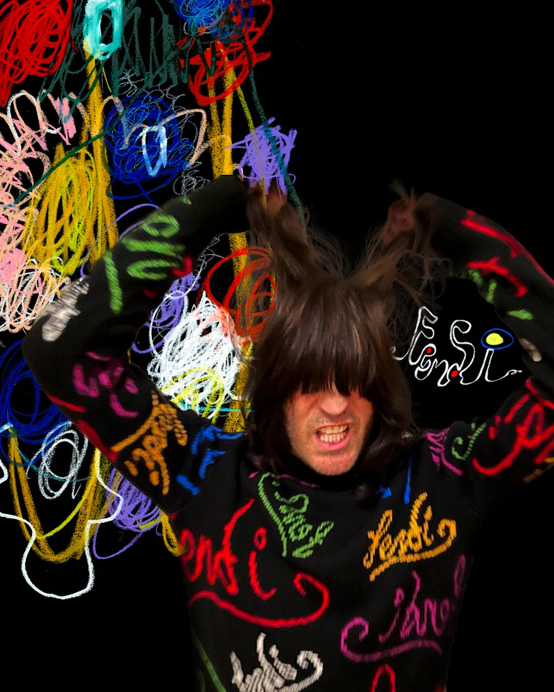 noel fielding fendi collection