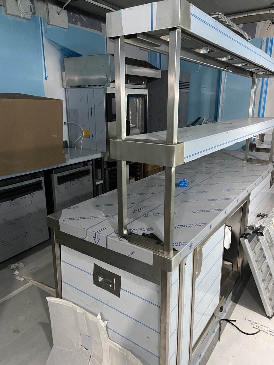 slatters_dev's tweet image. Great to see the #hotel #kitchen being installed.