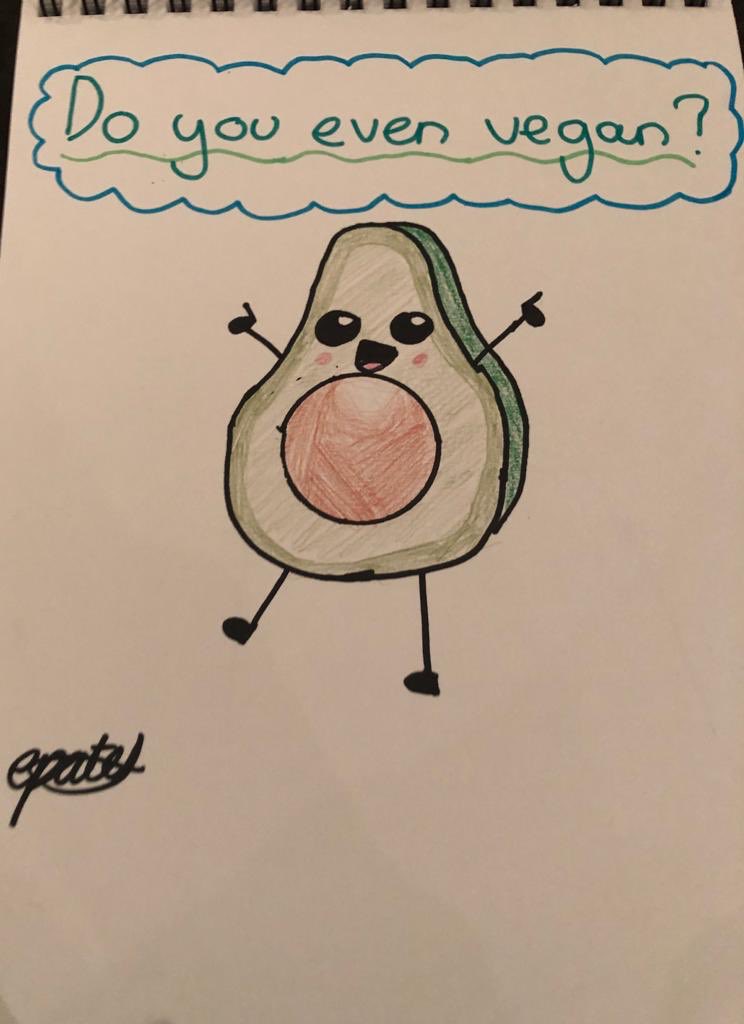 Niece designed a logo for the podcast: anchor.fm/dyev #Veganuary