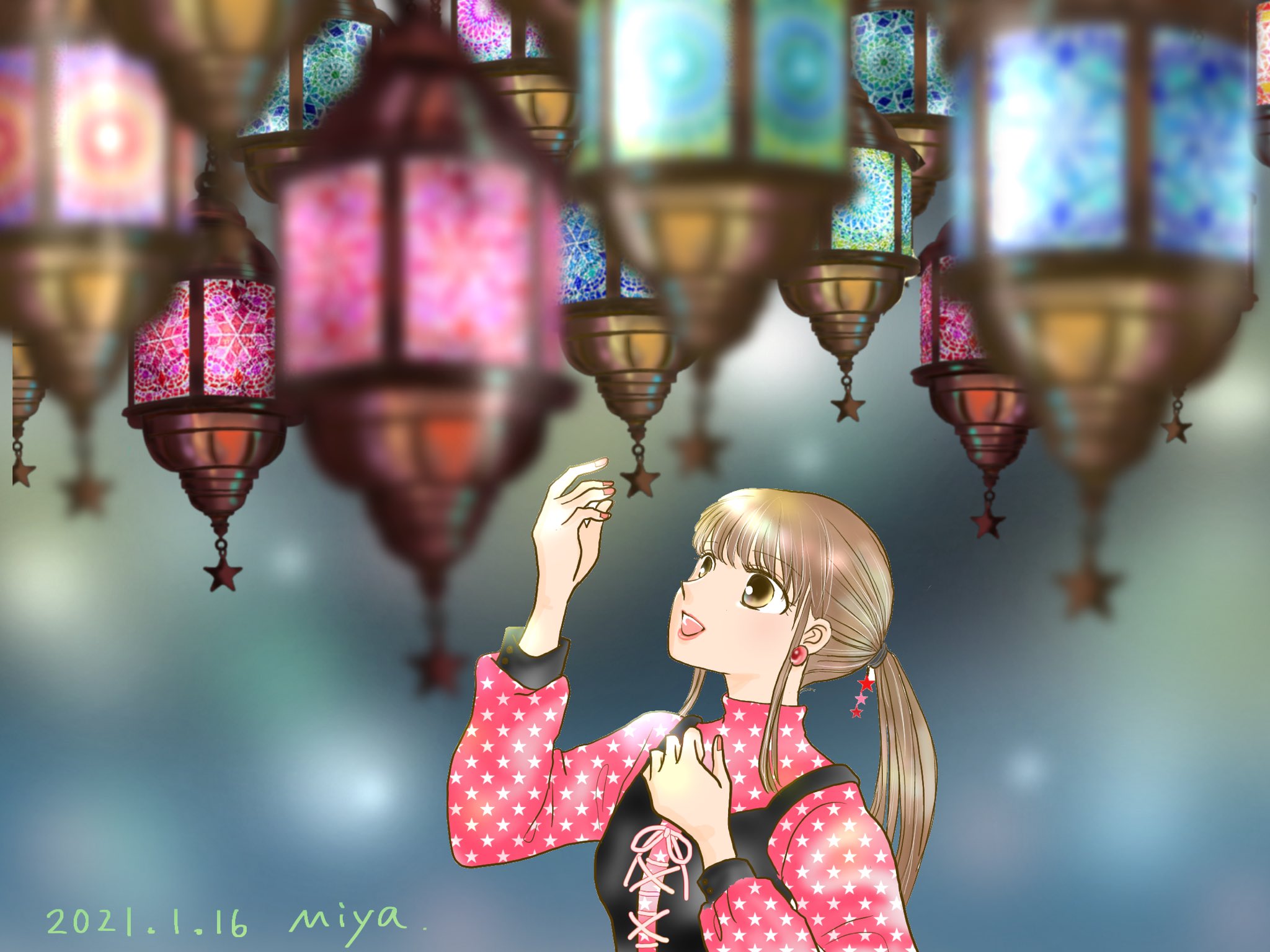 みや イラスト垢 今日はずっとトルコランプを描いてました 難しそうだけど コツを掴むと比較的簡単に描けるんです 絵描きさんとつながりたい イラスト イラスト好きな人と繋がりたい イラスト練習 アイビスペイント トルコランプ T Co