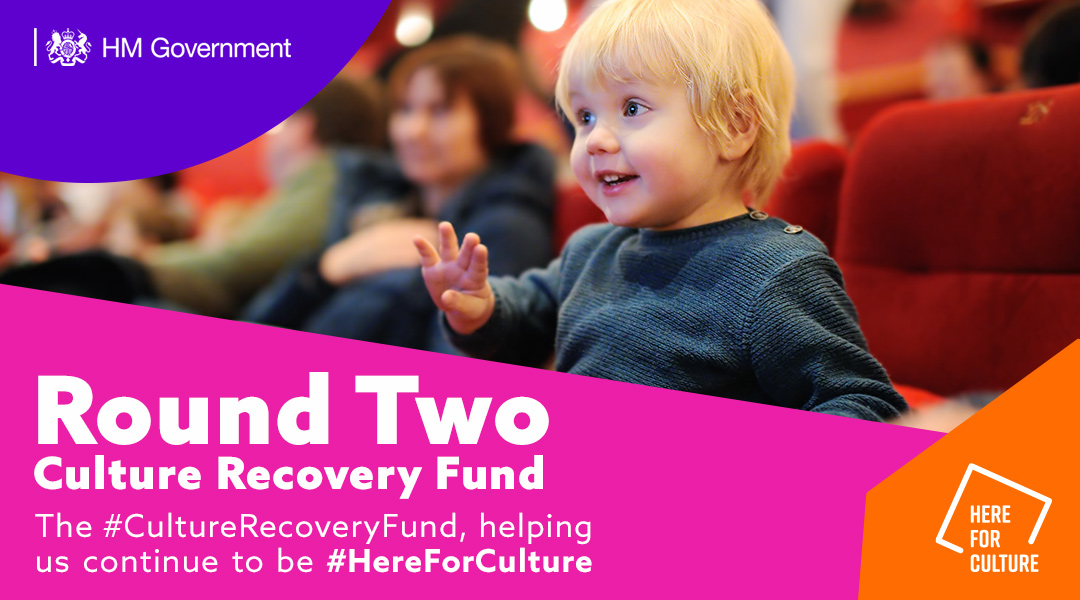One day remaining to apply for the second round of #CultureRecoveryFund grants from:

▶️ <a href="/ace_national/">Arts Council England</a>
▶️ <a href="/HeritageFundUK/">The National Lottery Heritage Fund</a>
▶️ <a href="/HistoricEngland/">Historic England</a>

▶️ <a href="/BFI/">BFI</a> applications close on 1 February

gov.uk/guidance/fundi…

#HereForCulture