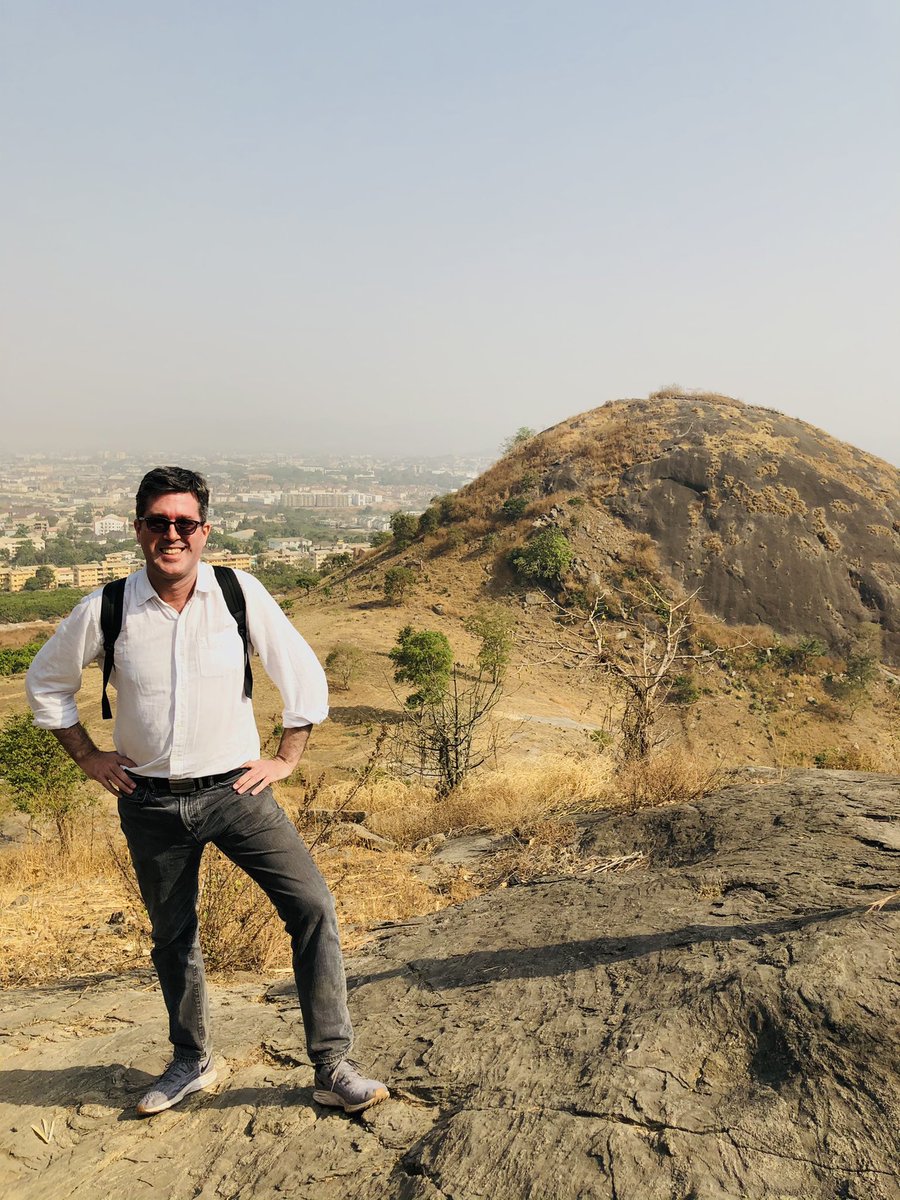 NicolasJSimard's tweet photo. Great to spend some time outdoors this weekend and to hike the Twin Peaks in #Abuja! Fantastic view of the city and its surroundings up there! #BeautifulNigeria 🇳🇬 https://t.co/07ppwpduyr