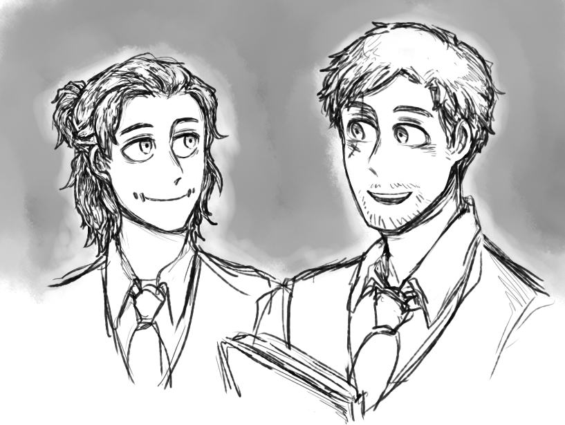 megumirikachan's tweet image. Old NaibKurt sketch 
#IdentityV #identityvexplorer #identityvmercenary