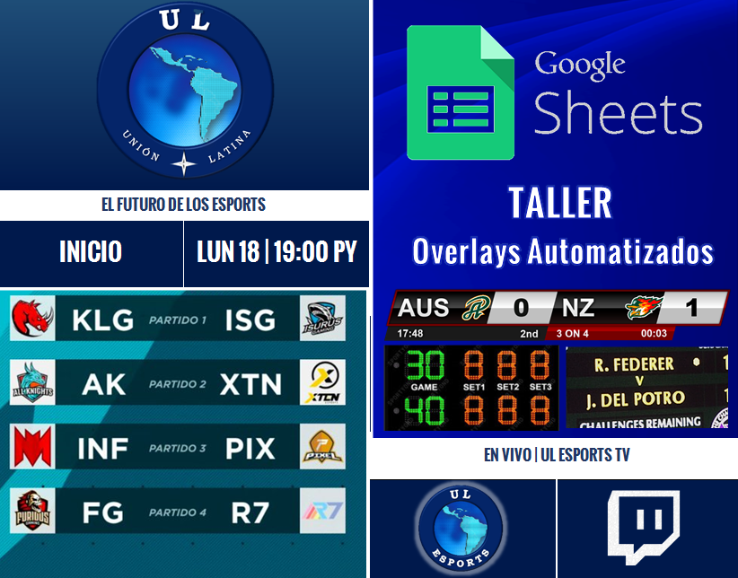 UnionLatinaTW's tweet photo. La #UnionLatina presentará un TALLER de OVERLAYS AUTOMATIZADOS con Base de Datos por #Twitch

🗓️ 18 de Enero
🕐 19:00 🇵🇾
📺 Twitch /ULEsportsTV

Transmisión
👉 https://t.co/spM2mx2dJn 👈

Resubido YT 👇👇
https://t.co/TR85JNMQgV 👈

Seguinos

Link Imagen👇
https://t.co/PLSrrRT1Cu https://t.co/6njopiyceq
