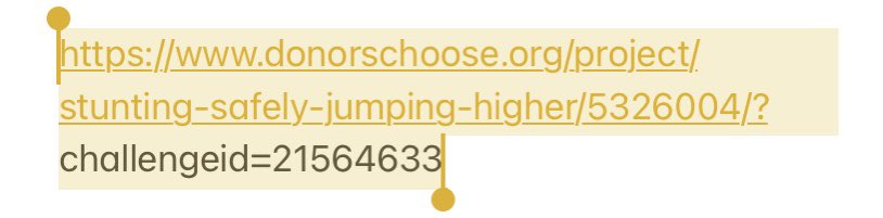 Helping Teachers Donors Choose Giving Page tweet media