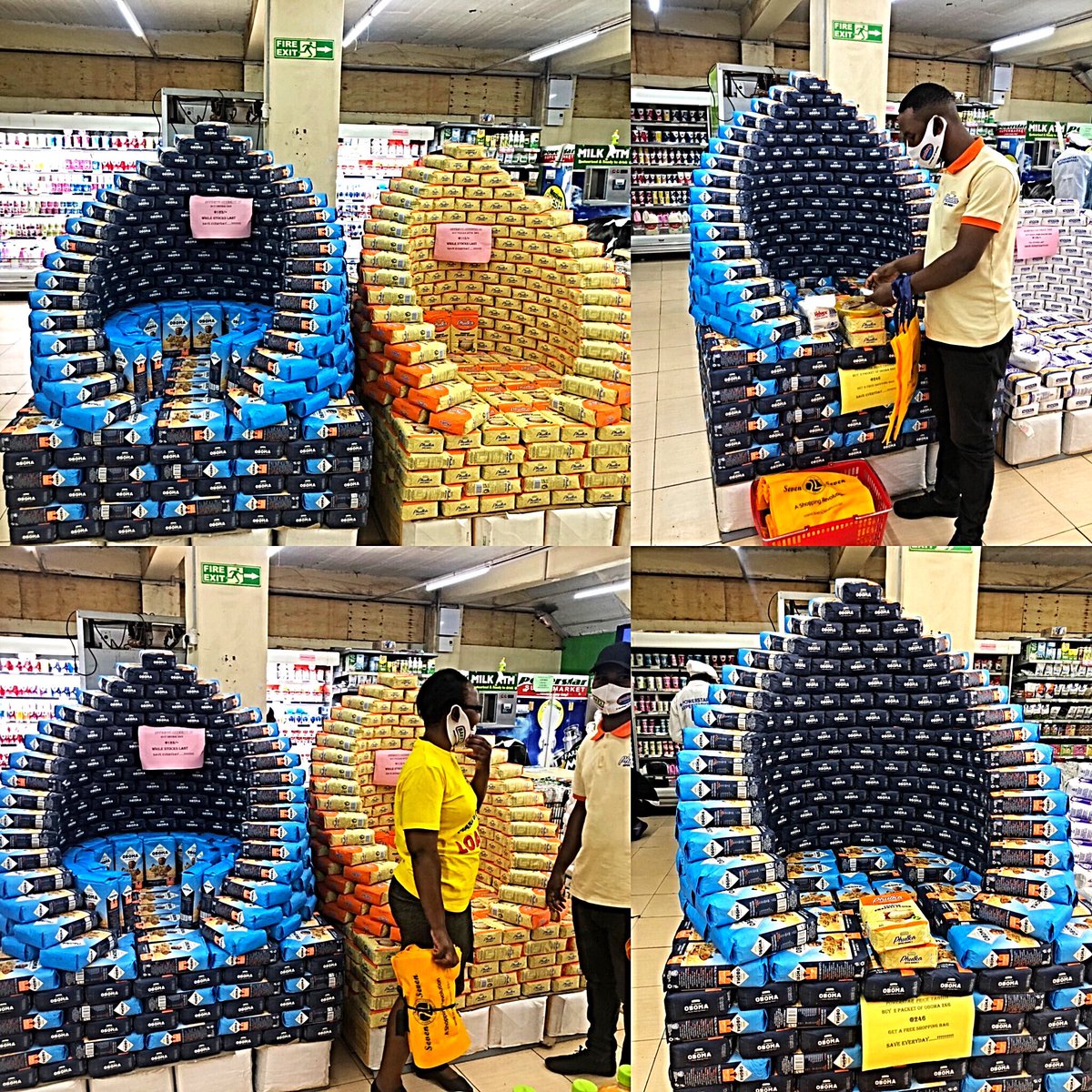 BakexPhulka's tweet photo. Donβt miss a great deal today on Oboma All Purpose Home Baking Flour & Phulka Atta Mark I - Premium Chapati Flour. Exciting offers and free gifts only for you at Powerstar Supermarket Kikuyu Town.
#ThePerfectFlour #LetsGoBrown #FlourPower #UngaSiUnga https://t.co/X84Z7fNg8z
