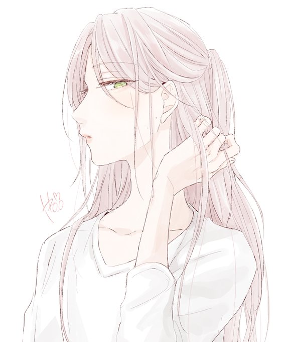 1day1長髪男子のtwitterイラスト検索結果