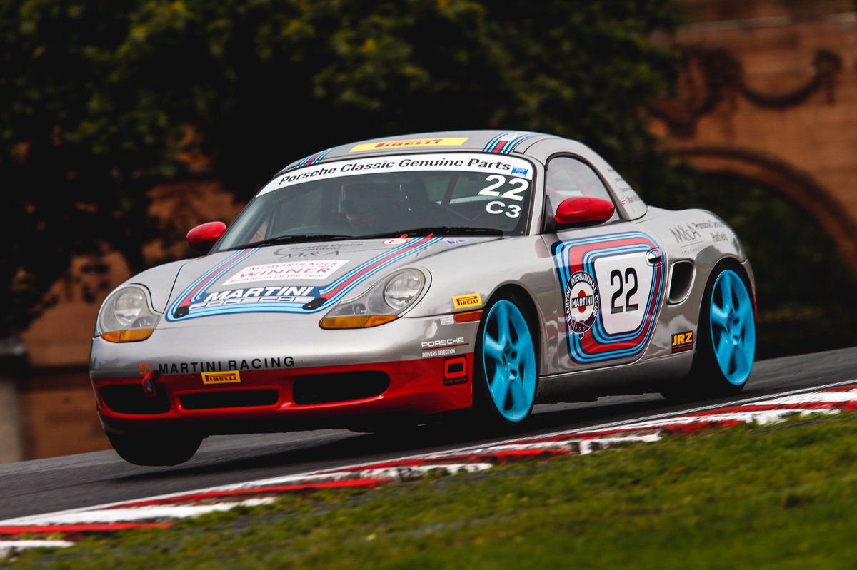 Gutsymmc's tweet photo. @PorscheGB Is was extremely lucky to be chosen to race in the #restoracing championship with some great drivers and techs. Great #porsche initiative to celebrate the #boxster @macoachworks @PorscheRetail @pcgb #race #letsdoitagain @UkBlakey https://t.co/7t7Hixy5BT
