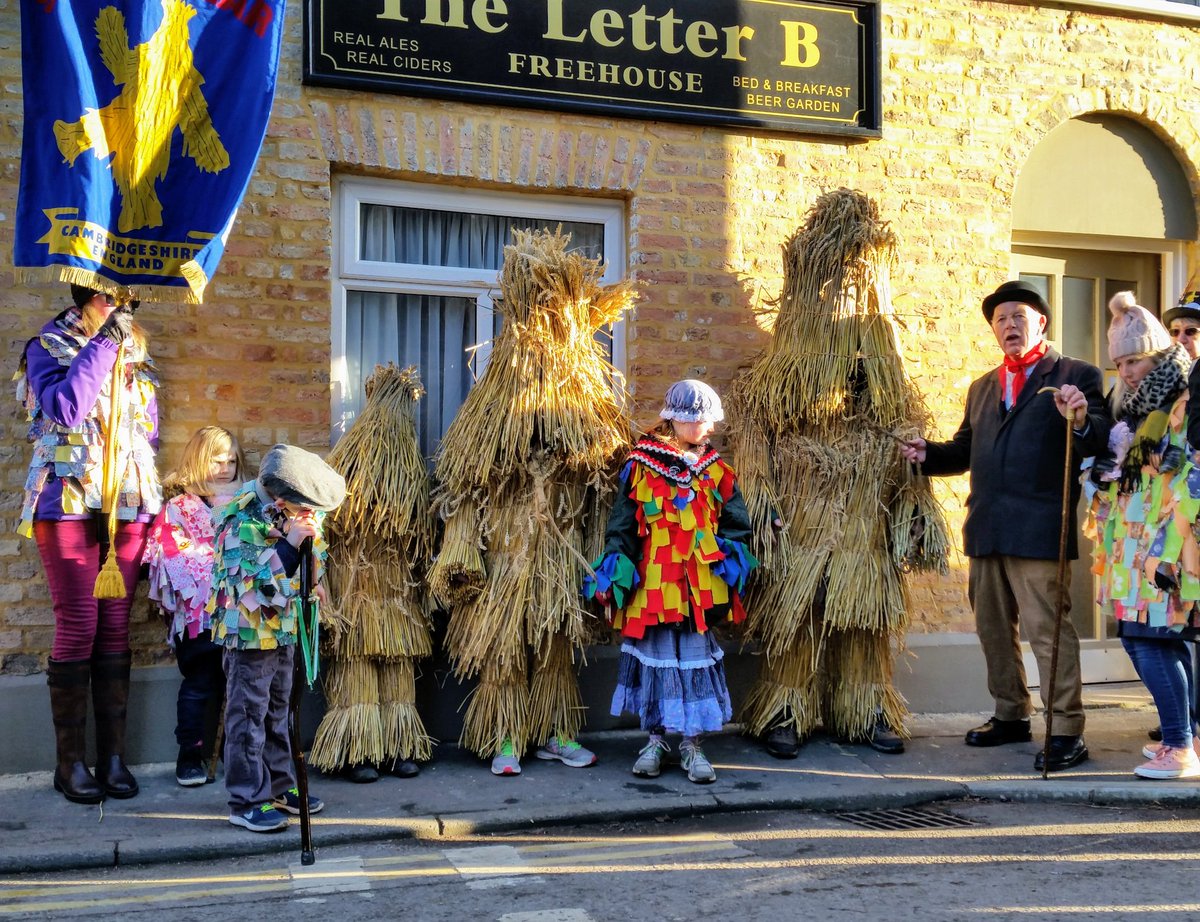 Now the bear processes around Whittlesea stopping at the various pubs along the route. And in light of the wider appeal of the festival now as a family friendly event, the bear brings his children along!