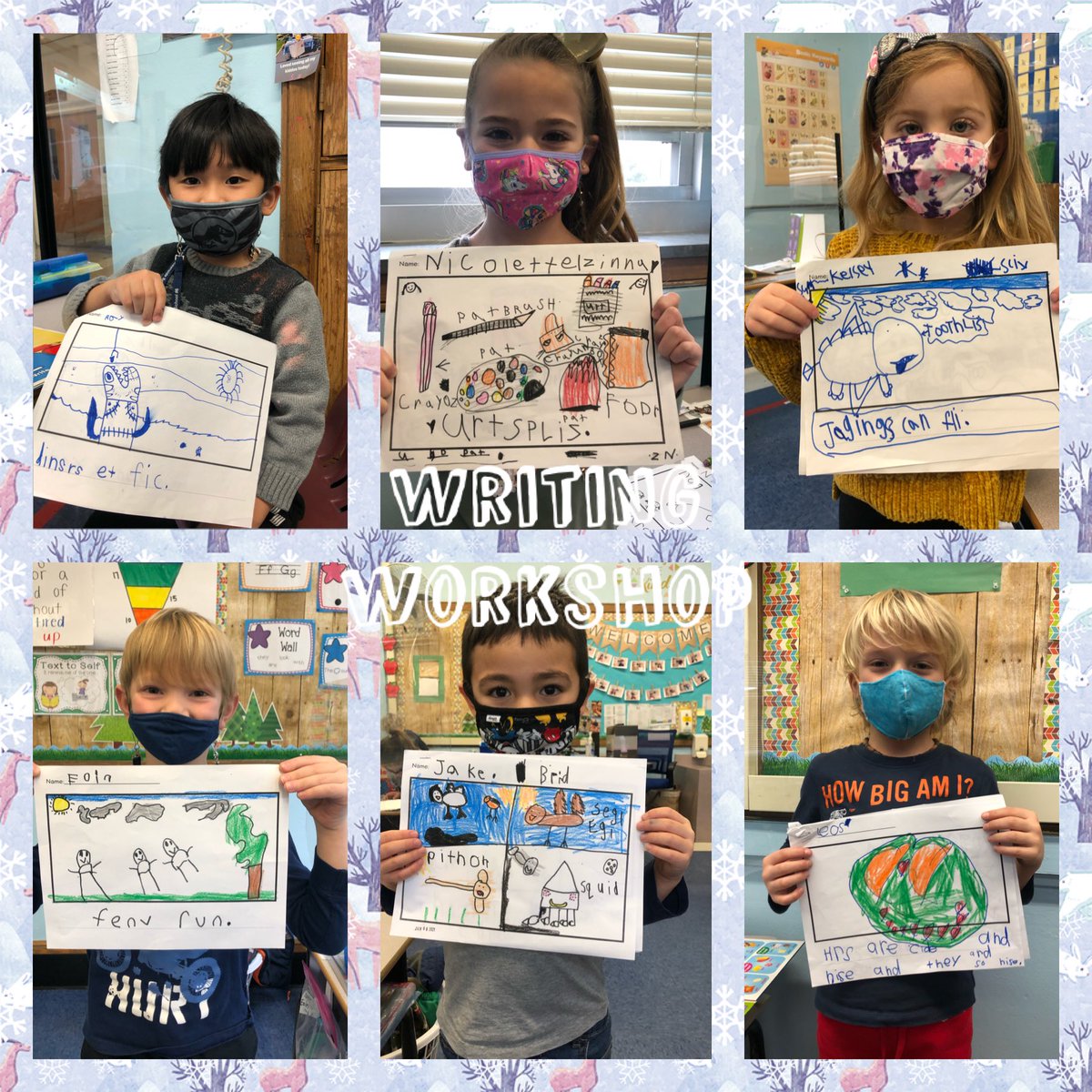 bethbarbakoff's tweet photo. These Kinders published their first writing piece and shared it with a friend! #tcwritingworkshop #school6magic @deemartellucci https://t.co/vzv3duHkqI