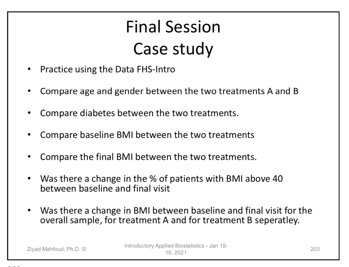 cpd_wcmq's tweet photo. For the final session of the webinar, @Mahfoud_Ziyad @WCMQatar discusses a case-study, which conducts analysis for a 2 parallel-arm clinical trial.
#CAMD2021 #CAMD2021 #STATs #Biostats #EpiBio #SPSS #OnlineSTATs #IBSstat #Research #Researchmethods https://t.co/H7GKrZC0DV