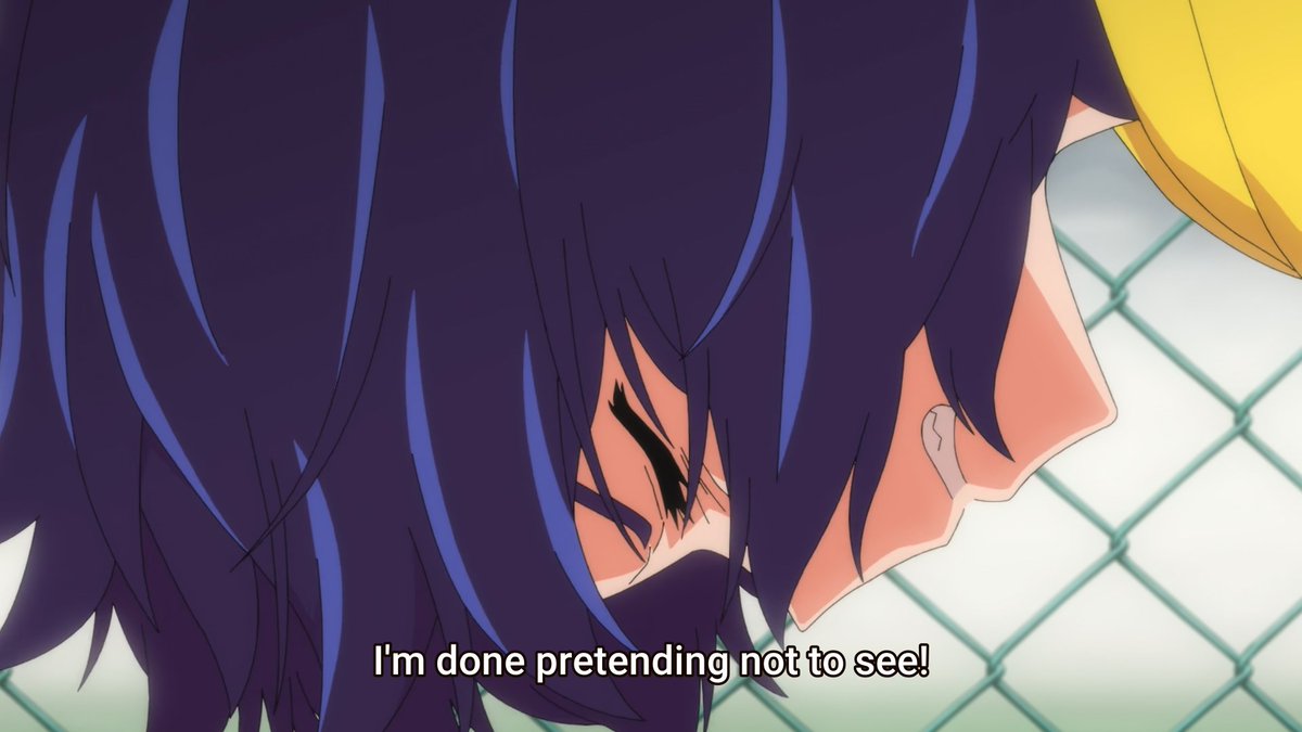 Her line in here was such a nice touch circling back to what I was previously saying regarding intersections. It's also nice how we're seeing her left eye more prominently this time now that's she's chosen to finally "see" things for what they are, a side of her we've really-