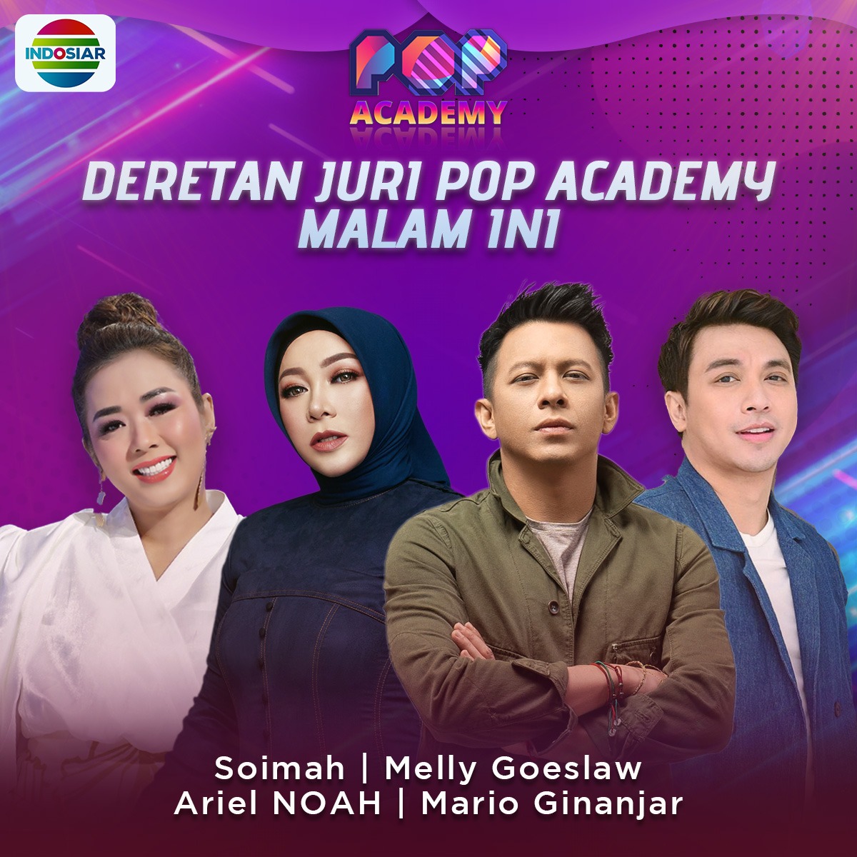 PopAcademy_'s tweet photo. Malam ini! @agnezmo akan duduk bersama para juri lainnya. Bagaimana dengan penampilan academia?
Pastikan kalian di depan tv nonton #POPAcademyIndosiar https://t.co/xkSr6Hlgeo