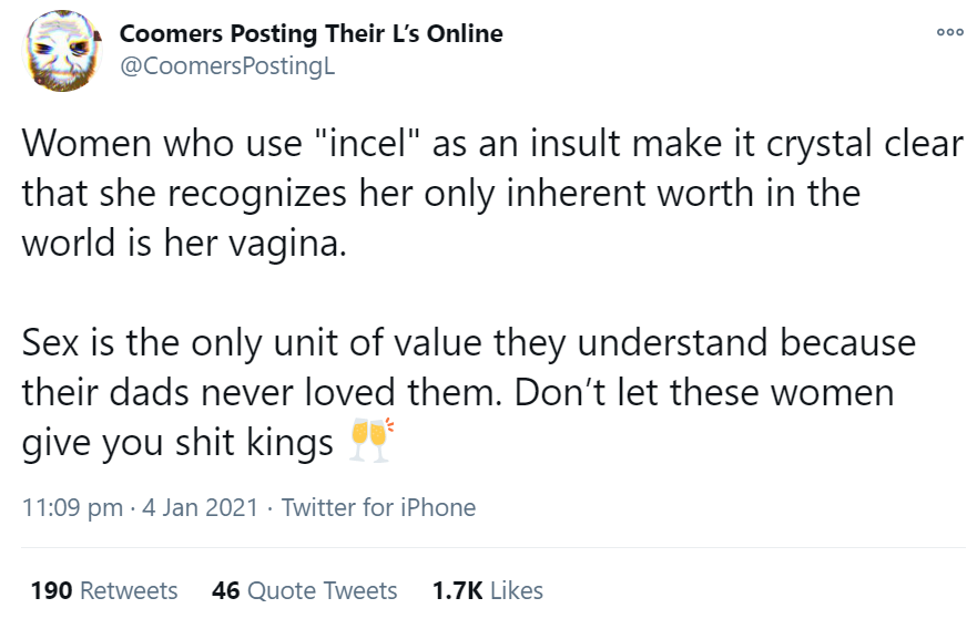 Coomers Posting Their L's Online Posting Their Ls (CoomersL) / Twitter