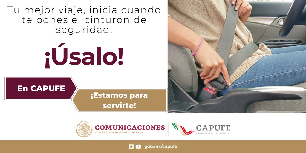 CAPUFE's tweet photo. ⚠️ ¡Úsalo! ⚠️ https://t.co/3tgJVmyzLN