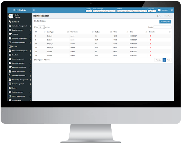 GeniusEdusoft's tweet photo. #GeniusEdusoft, #HostelManagementSystem is designed to automate and manage all activities of #Hostel including assign rooms to #Students, hassle-free collect the fees and keep all hostel records at one place. Try a free Demo today.
https://t.co/BLIGCa4hbO https://t.co/BJH2EjR8I1