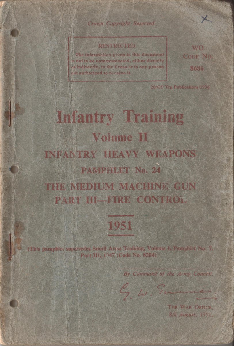 Plenty more on the website, with most of this taken from the 1951 manual which captured all of the wartime learning.  https://vickersmg.blog/manual/1951-manual/1951-chapter-21-indirect-fire/ 21/