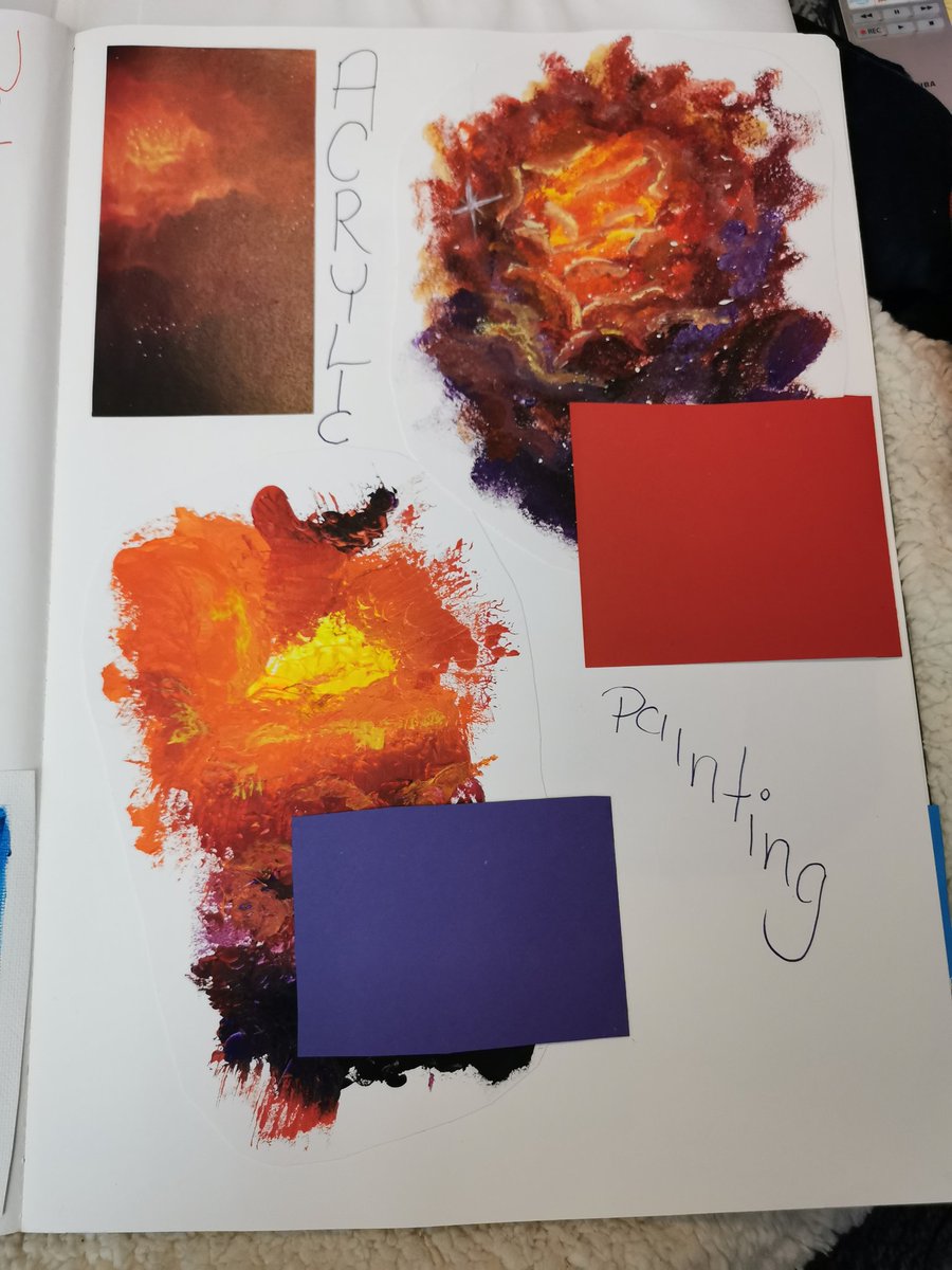 Passed my first semester at college 😭 so proud of myself honestly (one of the bits I'm most proud of below) just one more semester to go!