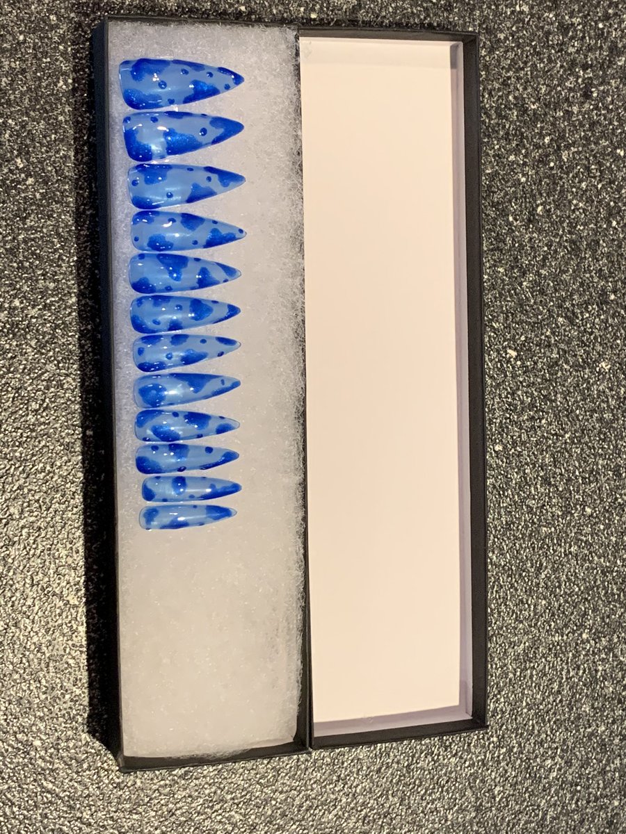 BlankCa36874854's tweet photo. Blueberry milk 🫐 🥛 
Only $17
Nail glue included 

#supportblackbusiness #OOTD #style #nails #smallbusiness #stylish #pressons #smallbusinesssupport #businesswoman #retail #onlineshopping #fullcoverage #pressonsforsale #marketing #bossnails #hotgirlnails #instagood #share https://t.co/b9WBOQSdZs