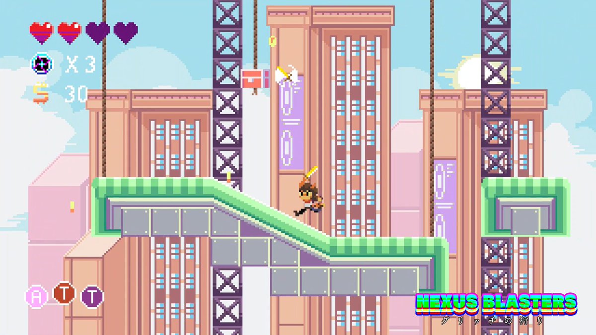 blkcrstlcmcs's tweet image. For this week's #screenshotsaturday , we'd like to introduce you to NEXUSBLASTERS!!! Journey around the BitNexus and discover its secrets! Featuring characters from @AutaGame , Terriful, @Cybershrooms_ , Morgan: StemStream and more!!!

(( #indiegame #gamedev #platformer ))