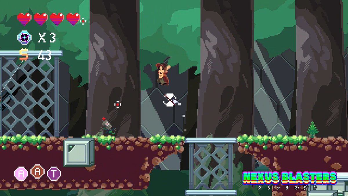 blkcrstlcmcs's tweet image. For this week's #screenshotsaturday , we'd like to introduce you to NEXUSBLASTERS!!! Journey around the BitNexus and discover its secrets! Featuring characters from @AutaGame , Terriful, @Cybershrooms_ , Morgan: StemStream and more!!!

(( #indiegame #gamedev #platformer ))