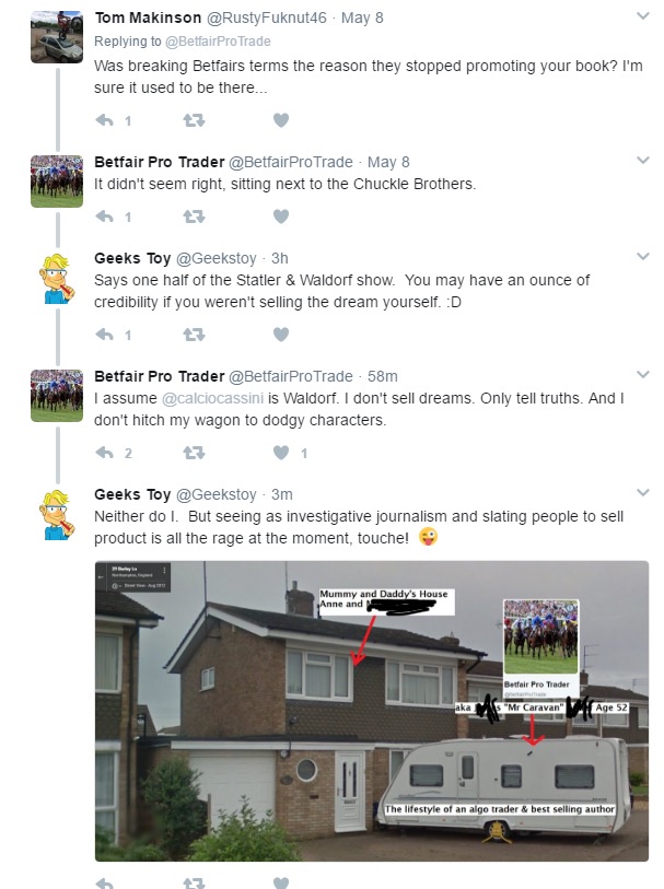 Name and details covered for privacy. Tags placed by Paul Spry.“Mummy and Daddy’s house.”“Mr Caravan”