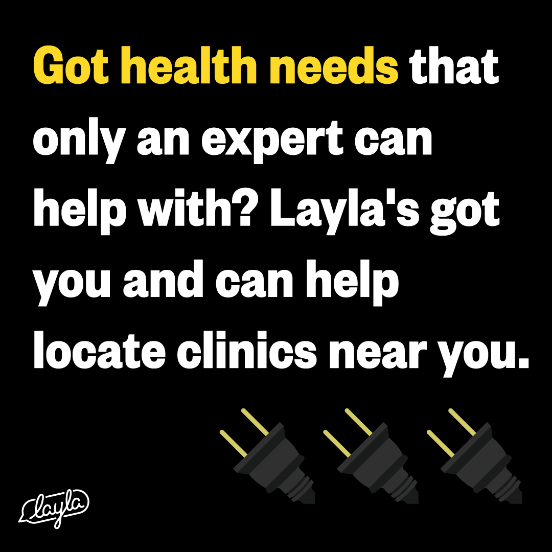 laylasgotyou's tweet photo. Need to re-up on birth control? Nervous that your holiday d-appointment left you with a lil' something else? Layla is the ultimate plug. Just visit https://t.co/SSgJV1dRXY for a list of resources.

#birthcontrol #STDscreening #laylasgotyou #asklayla #healthiswealth https://t.co/DwByYuIxt6