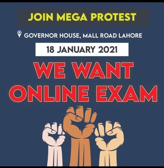 Tehreem95527191's tweet image. #CallForProtest
NUML ka logo but mistake missing hai. Bring your posters with you and don&apos;t forget to write your university name on it.
We need your support guys.
#NumliansReject_OnCampusExams #examshouldbeonline
@Shafqat_Mahmood @HEC @ImranKhanPTI @hamzashafqaat @numlofficial1