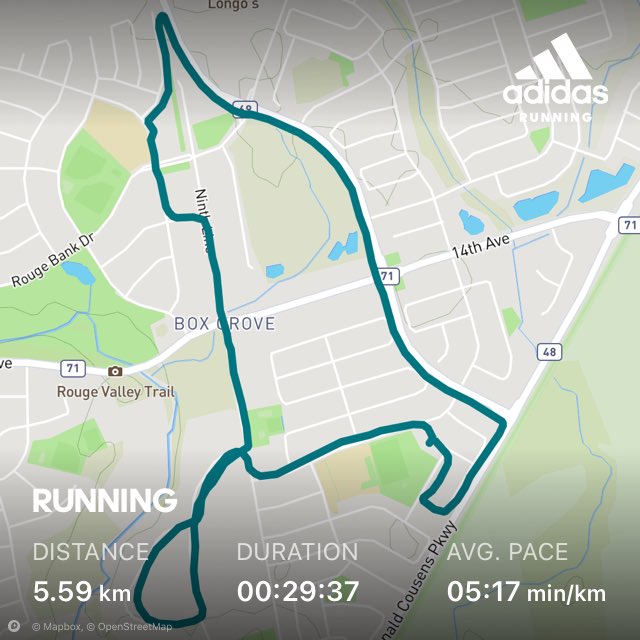 kdaide's tweet image. Thought I’d be faster given great temperature and good conditions. Got ‘er done anyways.