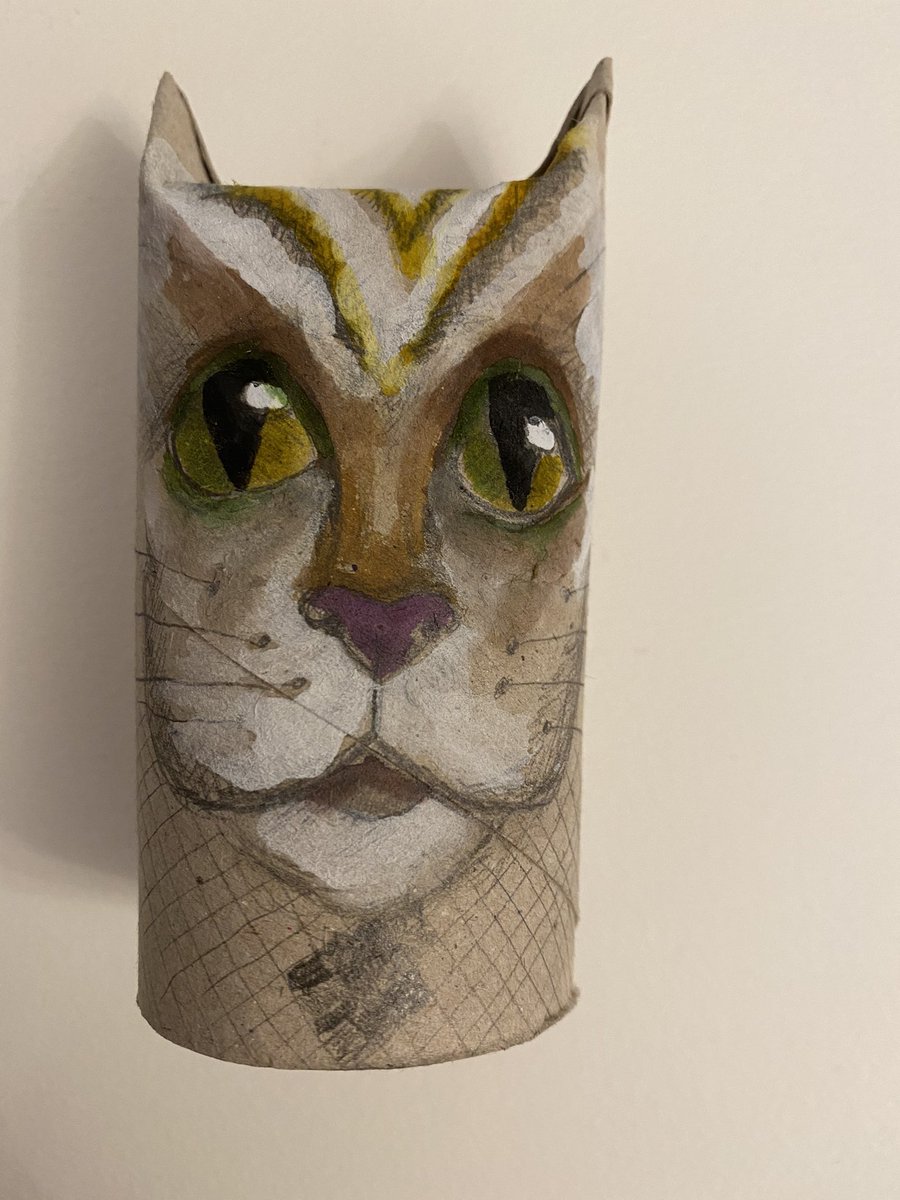 tcsartdept's tweet photo. Lockdown #3 can only mean the return of loo roll art!
Year 7 and 8, look out for next week’s task linking to the @Tee2Sugars art mural - Egyptian Art.
#catmummies https://t.co/3De3ZGKjsH