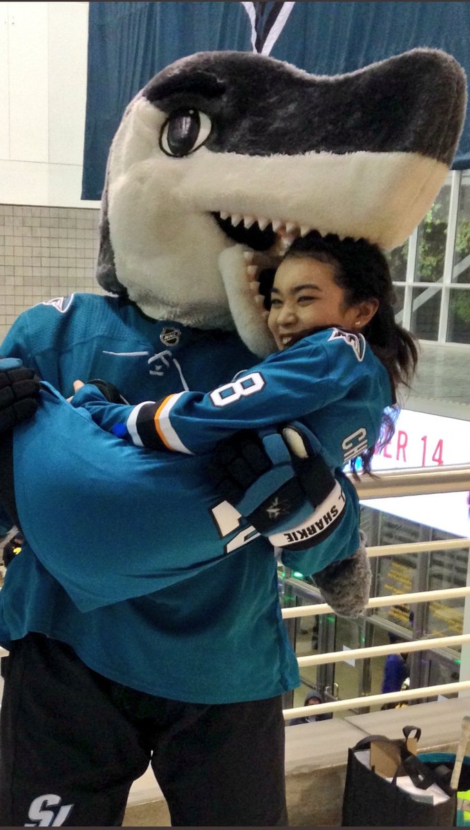 #SJSharkie (@sjsharkie) on Twitter photo Big congrats to my buddy <a href="/Karebearsk8/">Karen Chen</a> for getting the bronze at the US Figure Skating Championships. When do we enter the pairs competition? #ToePick
<a href="/SanJoseSharks/">San Jose Sharks</a> <a href="/sjscommunity/">Sharks Community</a> @S4A_Ice <a href="/SAPCenter/">SAP Center</a> Big congrats to my buddy <a href="/Karebearsk8/">Karen Chen</a> for getting the bronze at the US Figure Skating Championships. When do we enter the pairs competition? #ToePick
<a href="/SanJoseSharks/">San Jose Sharks</a> <a href="/sjscommunity/">Sharks Community</a> @S4A_Ice <a href="/SAPCenter/">SAP Center</a>