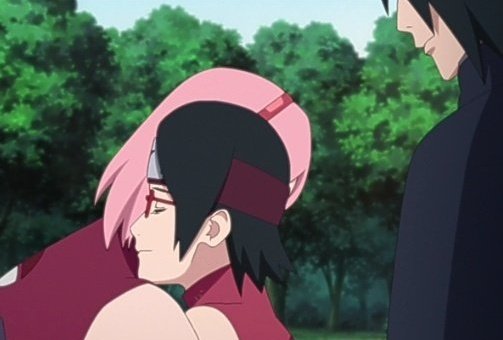 He secretly smiled while having with his family, my boi is so happy he finally have a family.