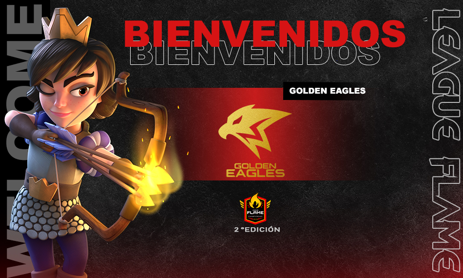 [#ClashRoyale]
58/64
Desde chile llega <a href="/GoldenEagles_GE/">Golden Eagles</a> , los águilas vienen destacar en esta 2 edición, su destreza le hacen un difícil adversario
NOS VEMOS EN LA ARENA!!