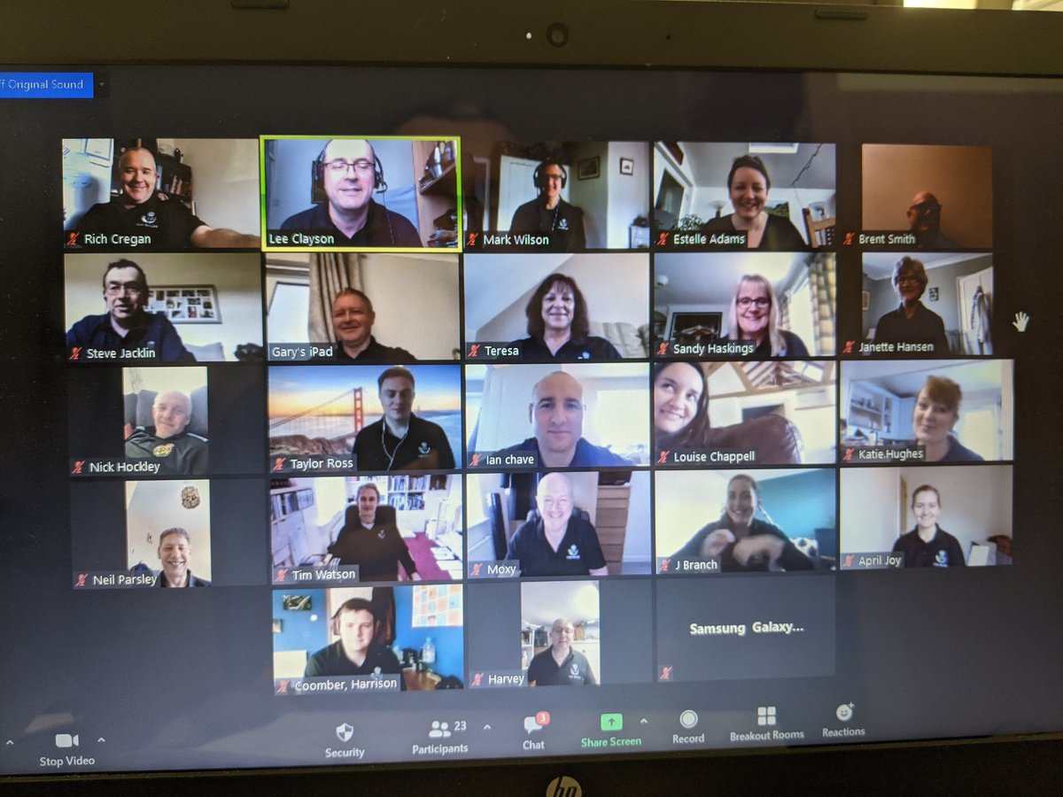 SalamancaBand's tweet photo. The first Salamanca Band and Bugles virtual training weekend is underway. Some really positive training and discussion groups adding value and honing skills! @6RIFLES_CO @RiflesRegiment @ArmySWcomd @7thRats https://t.co/uC4uGFvQ7C