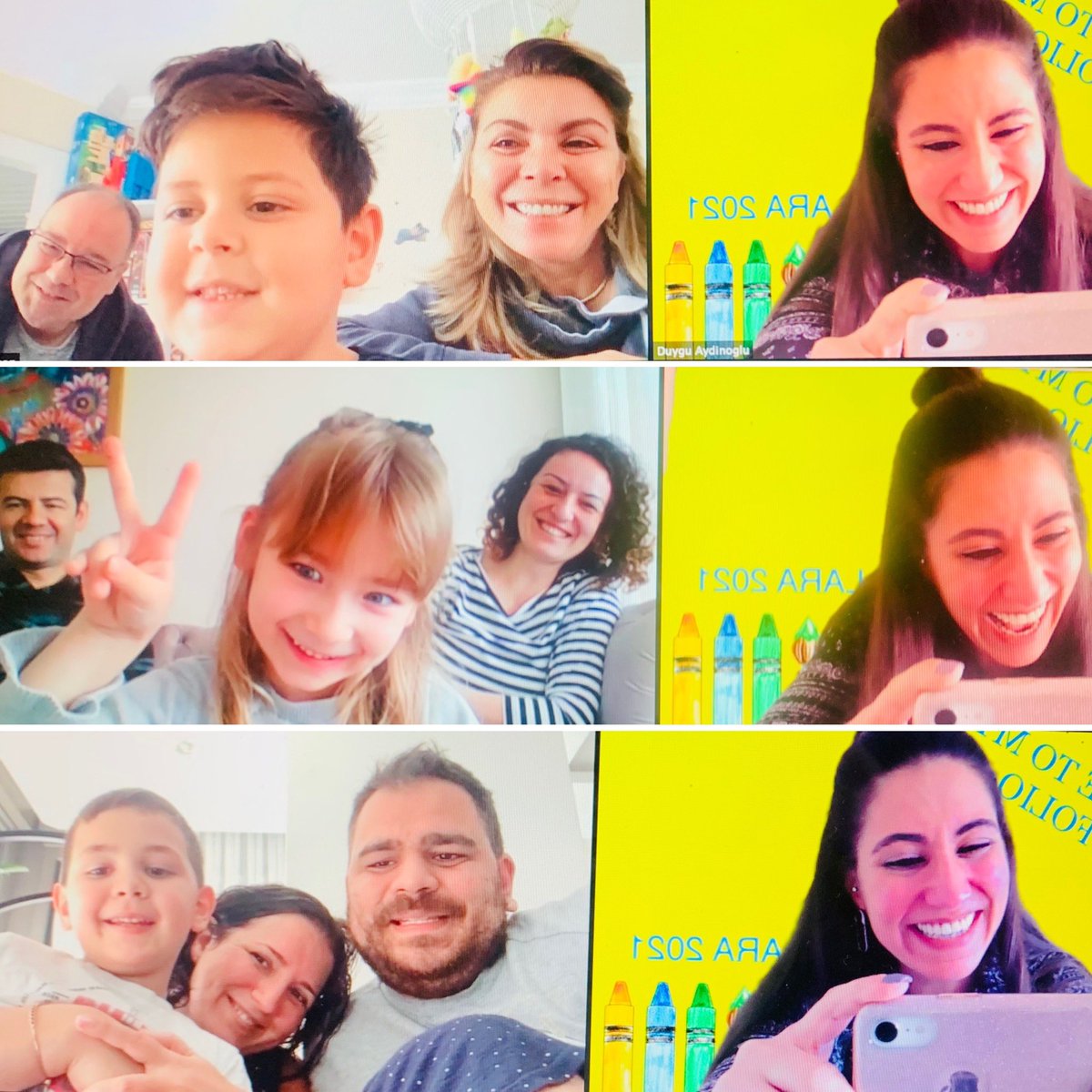 MsDuygu2's tweet photo. Look at these smiling faces, they’re all there because we survived a great online portfolio😂❤️ #preschool #PortfolioDay #BahcesehirKoleji #English #bahçeşehirlara https://t.co/fx7YqSD9IE