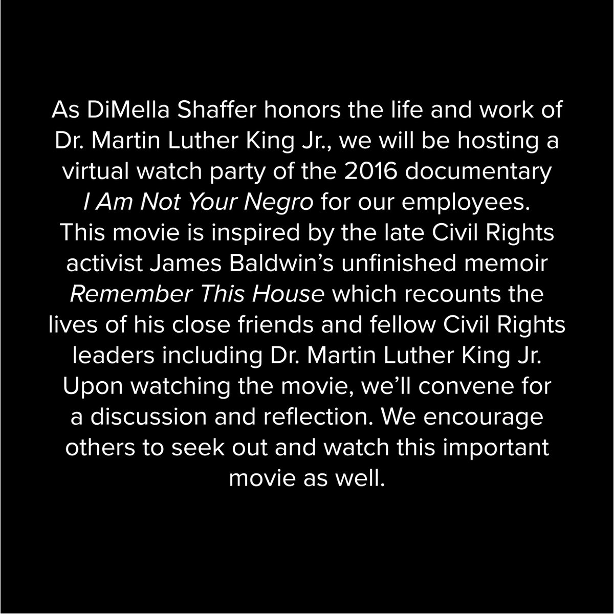 "Injustice anywhere is a threat to justice everywhere." - Dr. Martin Luther King Jr.  #mlkday2021