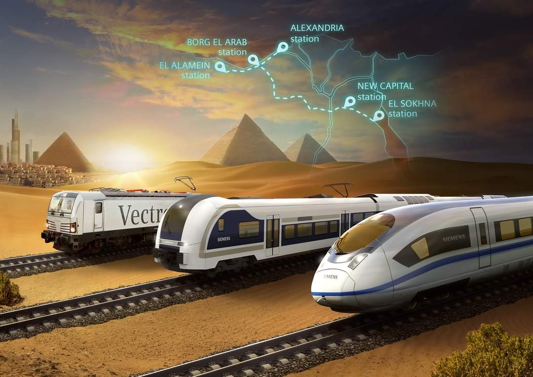 Siemens Mobility signed a landmark MoU worth $23bn to install a 1000km high-speed rail transportation network across Egypt.The high-speed rail network will be implemented by Siemens in cooperation with two local companies, Orascom Construction & the Arab Contractors.