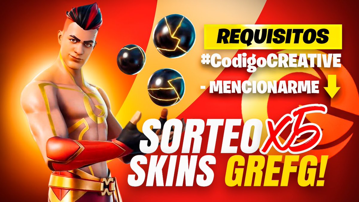 CreativeSergii's tweet photo. 🔥😱SORTEO EXPRESS de la SKIN de GREFG 😱🔥

- Mencióname con el #CódigoCREATIVE! 

-Dale FAV y RT a este Tweet!❤️🔁

-Sigueme en Twitter @CreativeSergii

Muchísima Suerte a Todos los Participantes🏆✅ https://t.co/469qSun3xL