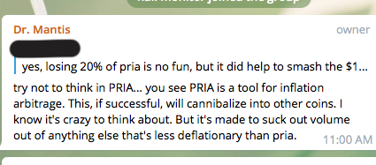 Bonus screenshot from the mind of The Man.