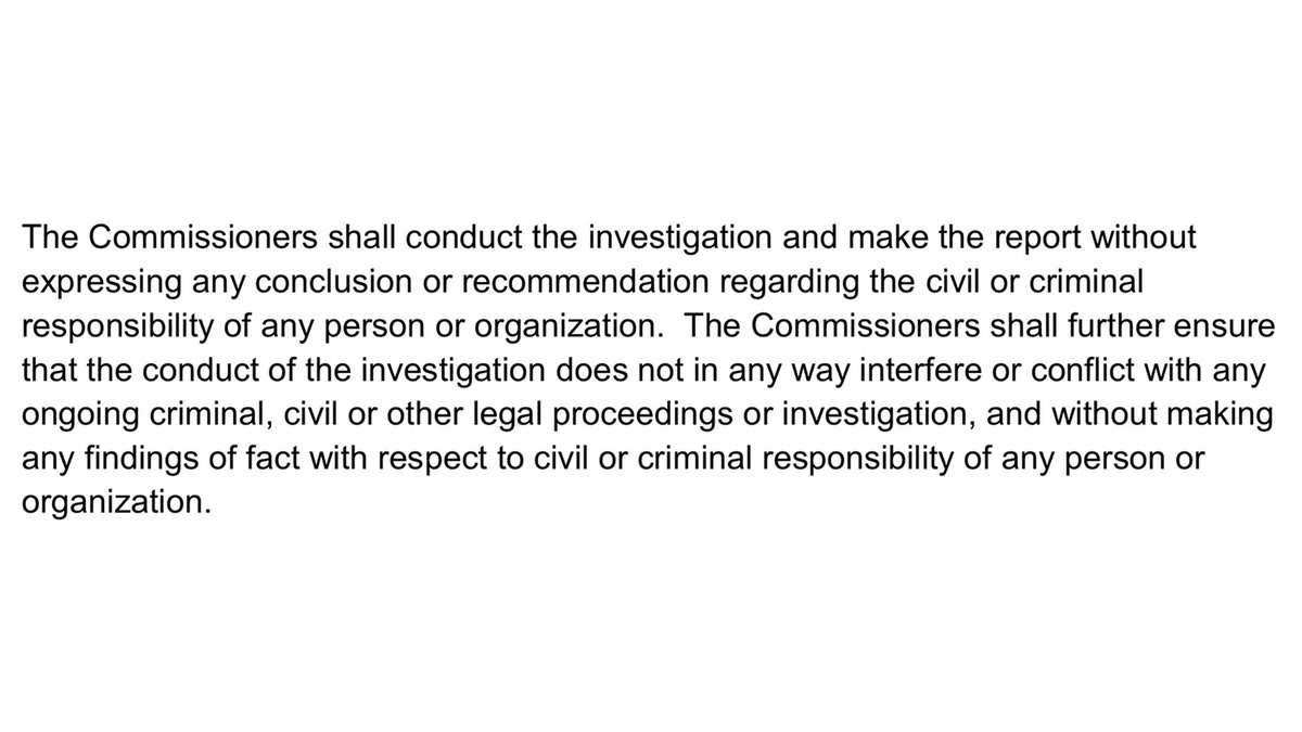 It’s hard to blame the Commissioners for being soft. The terms of reference they were given forbid them from investigating any “civil or criminal responsibility of any person or organization”  http://www.ltccommission-commissionsld.ca/li/pdf/TOR_LTC_COVID_Commission_updated-October_2020.pdf