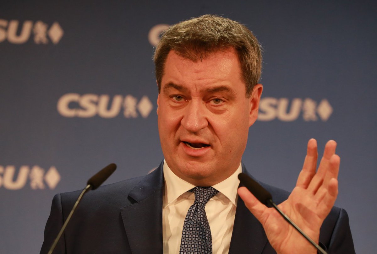 And the CSU leader, Markus Söder, might be just the person to step up should it look like Laschet is struggling...A decision on who the candidate will be is expected *after* the BaWü and RLP elections - in April probably13/20