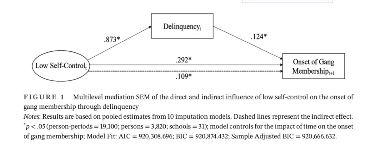 Here’s the answer to RQ1. We also found that cross-sectional data are problematic because they overstate the effect of SC on gang membership
