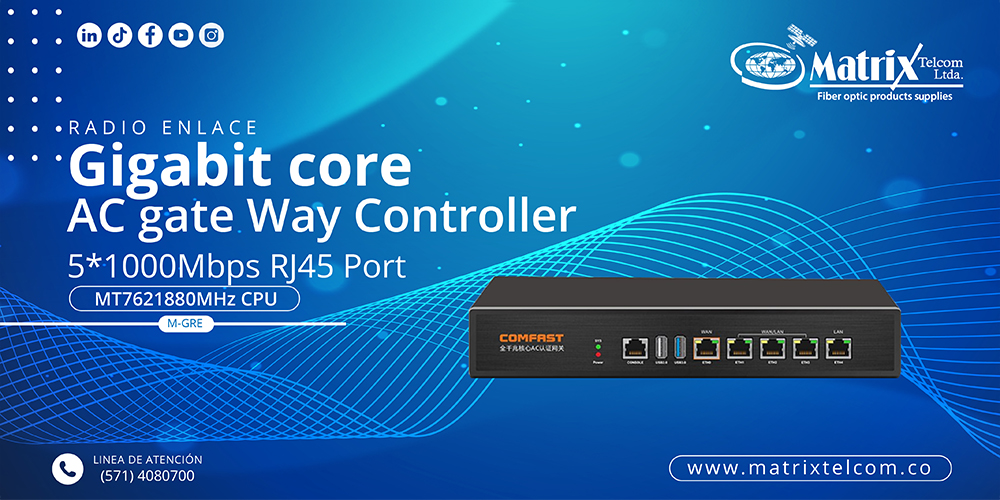 MatrixTelcom's tweet photo. Core Gate Aay AC 100 marca #comfast para solución IPS
https://t.co/TVgr7AjQyo
#matrixtelcom #colombia #empalme #fibraoptica #telcom #ips #radioenlace #telecomunicaciones #antena https://t.co/SSswTmlgq4