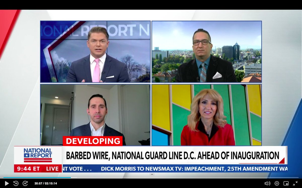 Talking #security #planning for a safe #inagurationday on @newsmax with @ShaunKraisman @TheThomasGuide @ohyeahitsjulio