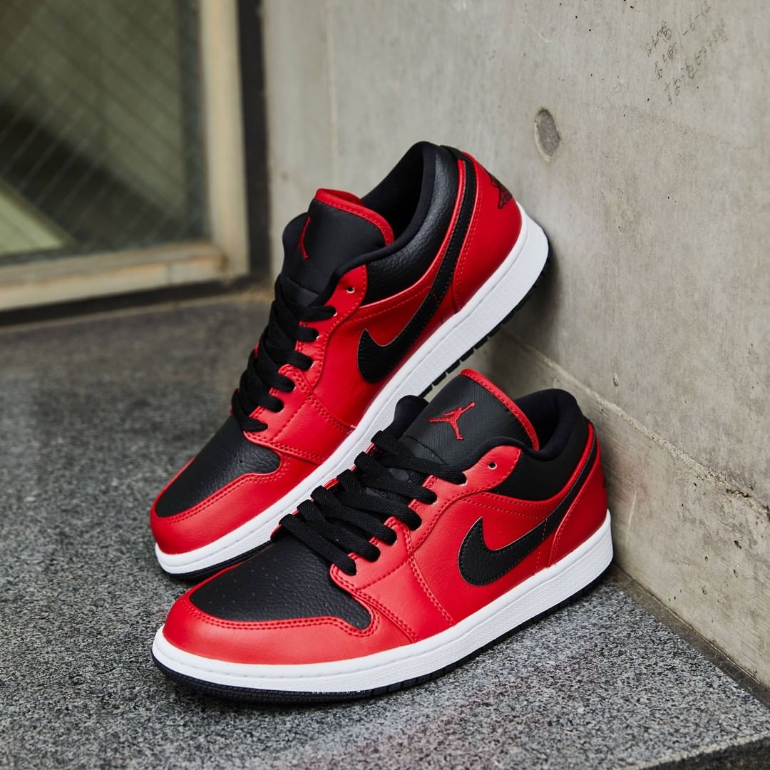 Justfreshkicks Few Sizes Restocked Air Jordan 1 Low Gym Red T Co Motjhniwwf Click Add To Cart From The Page Linked And Select Gym Red Black T Co Ng4opztfag