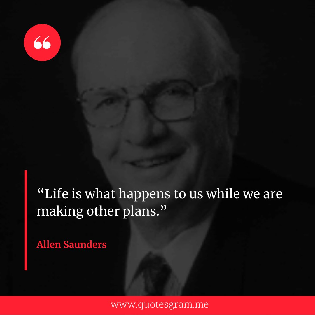SignosZodiactv's tweet photo. “Life is what happens to us while we are making other plans.”

See More Quotes ➤ https://t.co/r9qaZHRxJg

Tags: #quotes #quote #quoteoftheday #lovequotes #motivationalquotes #quotesaboutlife #quotesdaily https://t.co/1a25Nn8R4C