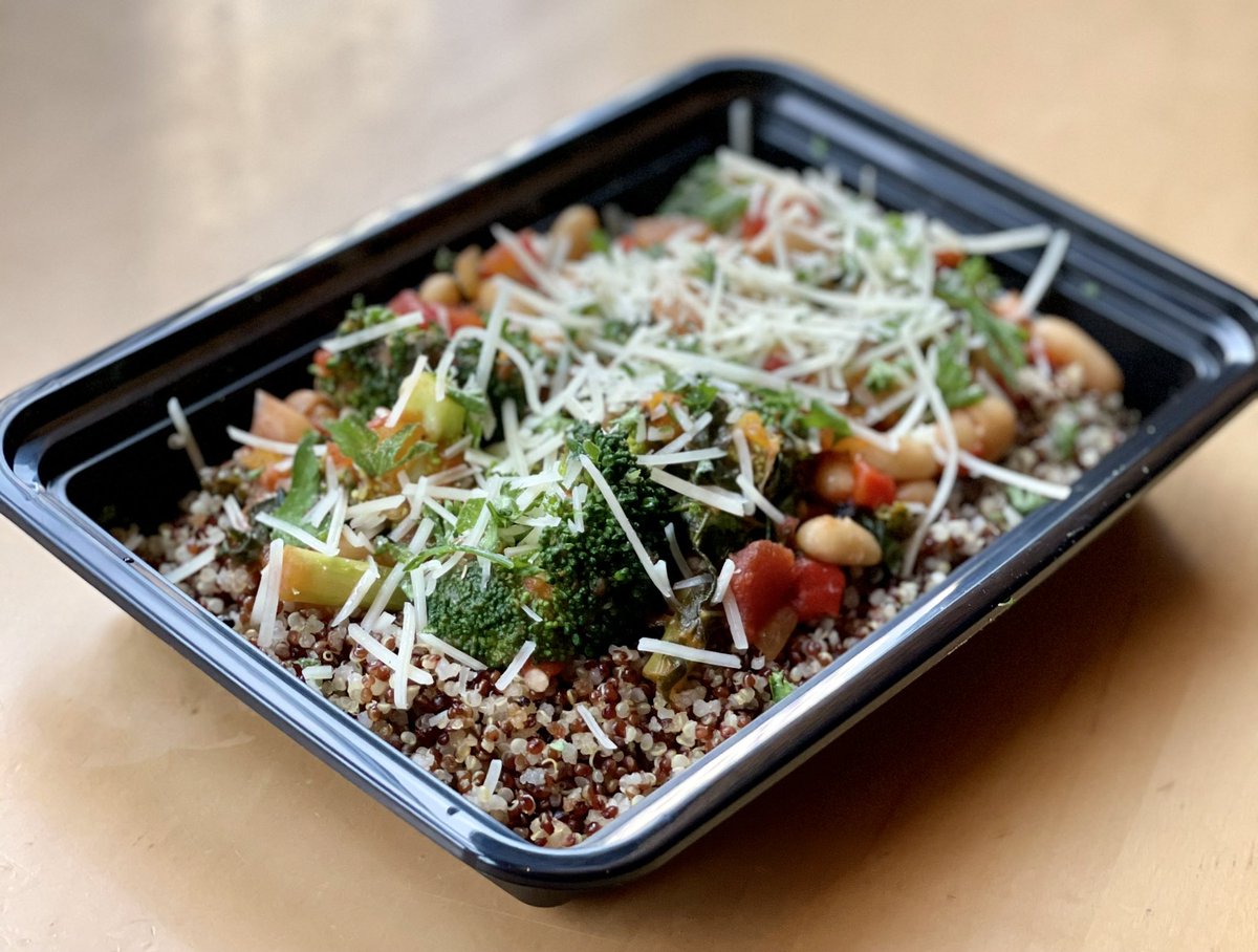 WCKitchen's tweet photo. Sandwich and hot meal prep under way this morning for our National Guard and other first responders in DC! On the menu: Roast beef, sun-dried tomato with basil aioli on ciabatta 🥪 &amp; tomato braised vegetable stew with cannelloni beans 🍲 (plus a version with chicken!) #ChefsForDC https://t.co/q3CPaMLa0p